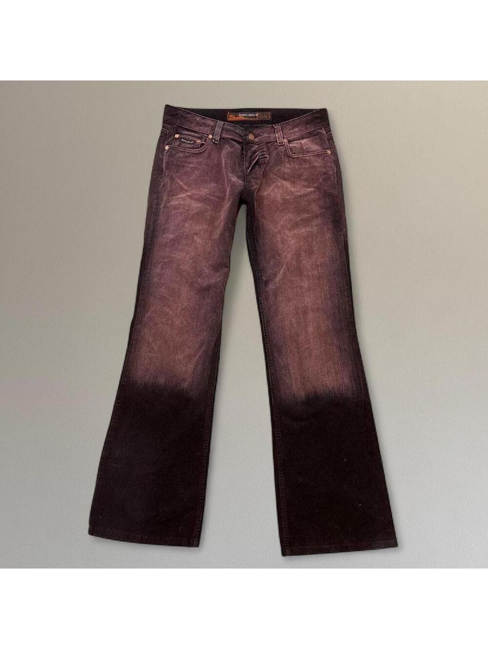 Vintage euro low waist faded corduroy
